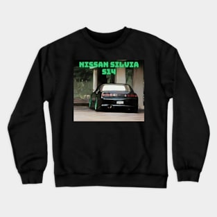 Nissan Silvia S14 - Cartoon Design Crewneck Sweatshirt